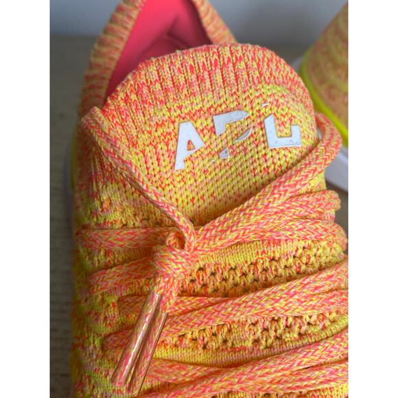 NEW APL SNEAKERS WOMENS 8 TECHLOOM WAVE ENERGY YELLOW ORANGE MAGENTA MELANGE - Picture 5 of 11